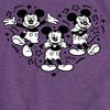 Girls' - Disney - Mickey Mouse Heart Fitted Short Sleeve Graphic T-Shirt - 2 of 4