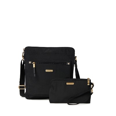 baggallini Women's Go Bagg Crossbody Bag with RFID Wristlet