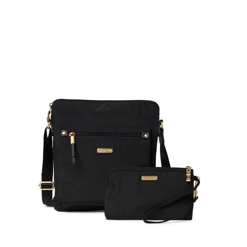 Baggallini Modern Pocket Crossbody Bag - Black W/ Gold Hardware : Target