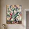 Art Remedy Alfred Henry Maurer - Flowers in a Vase Vintage Classic Roses Wall Art Framed - 2 of 4