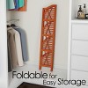 Hastings Home 4-Shelf Foldable Corner Display Bookcase - Brown - 4 of 4