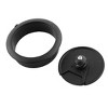 Unique Bargains Computer Desk Plastic Grommet Cable Cord Hole Covers Black 50mm Dia 4 Pcs - 3 of 4