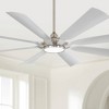 65" Minka Aire Future Brushed Nickel LED Outdoor Fan with Remote - 2 of 4