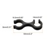Unique Bargains Outdoor Hiking Camping Double Rod Connecting Trekking Pole Clips 4 Pcs - 2 of 4