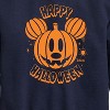 Boys' - Disney - Mickey Pumpkin Graphic Long Sleeve Fleece Sweatshirt - 2 of 4