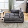 UNITED WE WIN Sleeper Sofa Couch Bed,Oversized Chaise Lounge Chair Cozy Cloud Couch - 4 of 4