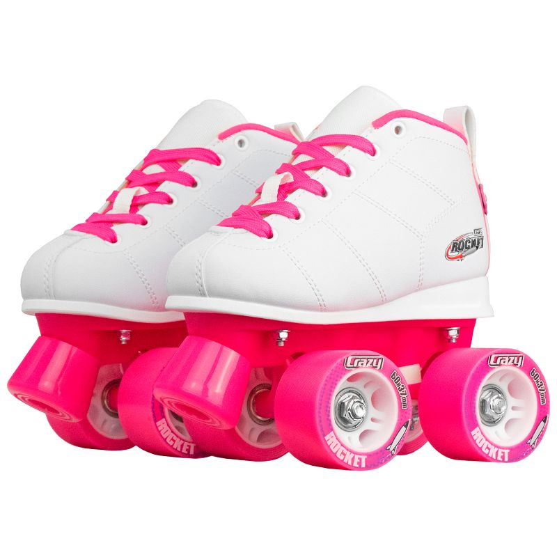 Crazy Skates Rocket Roller Skates For Girls - Great Beginner Kids Quad Skates, 4 of 7