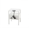 NicBex 15.75" Rattan Nightstand with Drawer Modern End Table with Metal Legs Beside Table for Bedroom, Living Room, Study - 4 of 4