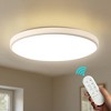 DORESshop 24W Smart LED Ceiling Light with RGB Music Sync, Remote, Alexa, Google Assistant, Bluetooth & WiFi, 30cm, White - 2 of 4