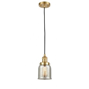 Bell - 1 Light Cord Hung Mini Pendant In Industrial Style-10 Inches Tall and 5 Inches Wide - 1 of 1