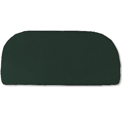 Plow & Hearth - Polyester Classic Swing/Bench Cushion, 41" x 18.75" x 3", Forest Green