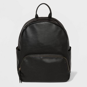 Front Zip Dome Pocket Backpack - Universal Thread Black, Women
