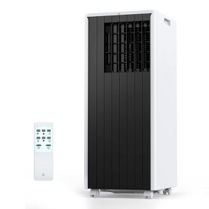 8,000 BTU Portable AC - 3-in-1 Cool/Dehumidify/Fan for 300SqFt, Remote, 24H Timer & Sleep Mode - 1 of 4