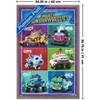Trends International Mighty Monster Wheelies (2024) - Grid Framed Wall Poster Prints - 3 of 4