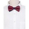 INSPIRE CHIC Men's Two Color Layered Adjustable Solid Color Bow Ties - 4 of 4