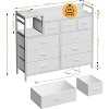 9 Drawers Dresser for Bedroom, Fabric Chest of Drawers with Storage Drawers for Entryway, Closet, Living Room - 2 of 4