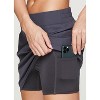 RBX Active Women's Clean Waist Quick Drying Travel/Active Skirt with Built-In Shorts and Pockets - 2 of 4