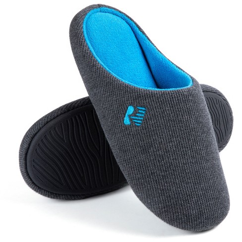 Alpine Swiss Peter Mens Memory Foam Wide Fleece Clog Slippers Slip On House  Shoes