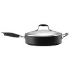 Anolon Advanced 5qt Hard Anodized Nonstick Saute Pan with Helper Handle and Lid Gray - image 3 of 4