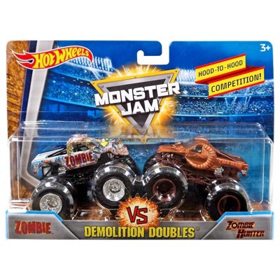 hot wheels monster jam smash up stadium vehicle 5pk