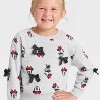 Toddler Girls' Disney Minnie Mouse Bow Pullover - Heather Gray - 2 of 4