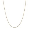 Black Bow Jewelry 0.9mm 14k Yellow Gold Box Chain w/Spring Ring Necklace - 3 of 4
