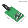 Unique Bargains PVC Durable Lightweight Backpack Travel ID Luggage Tags - 2 of 4