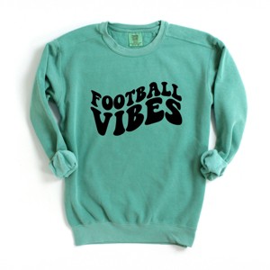 Simply Sage Market Retro Football Vibes Garment Dyed Sweatshirt - 1 of 4
