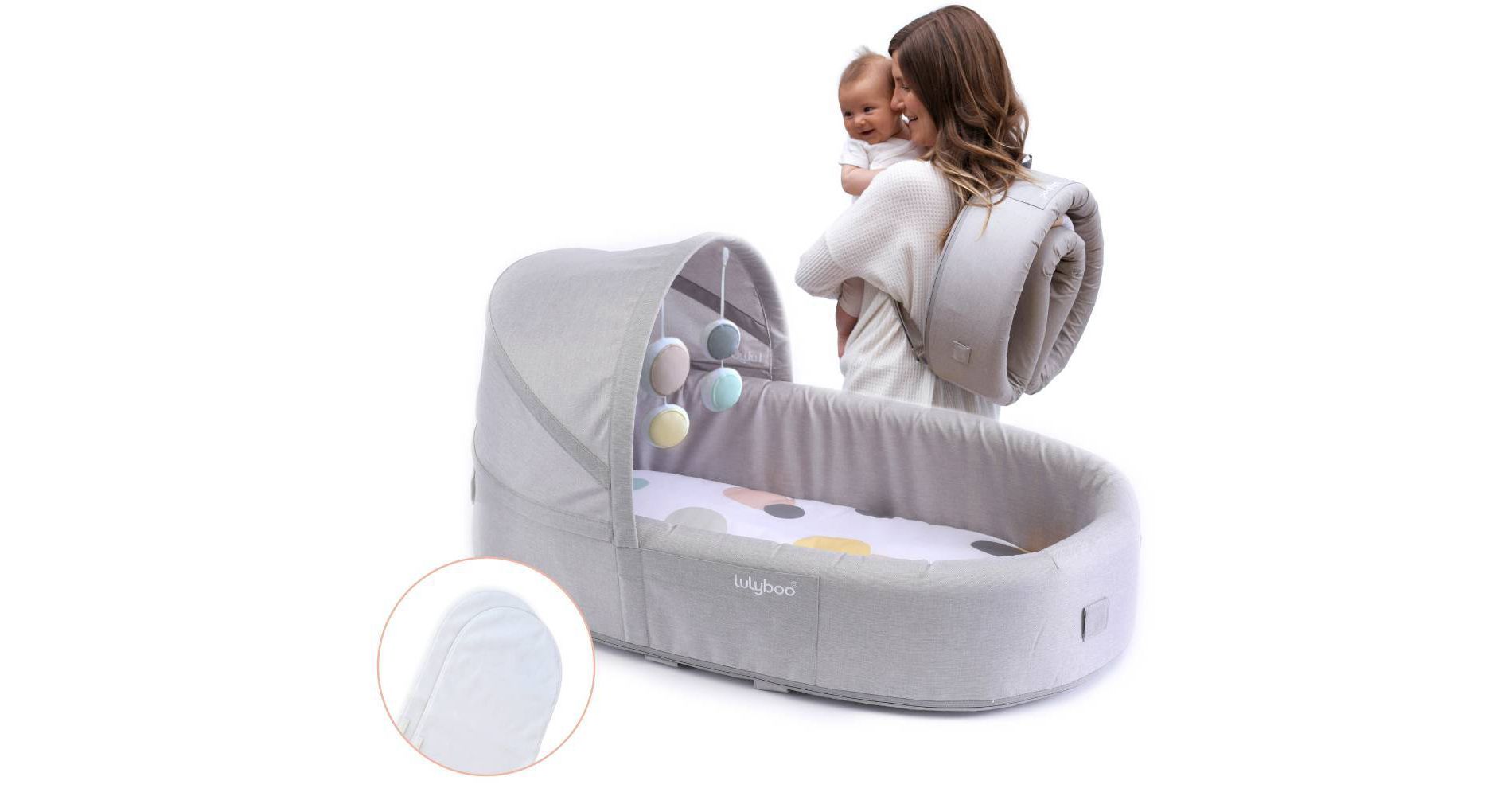 Lulyboo Indoor/Outdoor Cuddle and Play Lounge and Nest - Bubble