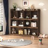 3-layer bookcase, a fusion of retro and simplicity, suitable for storage - 3 of 4