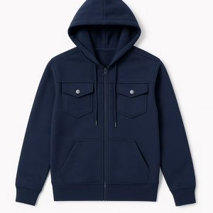 Men's Heavyweight Zip Hoodie Jacket - Warm Fleece Lining | Durable & Comfortable - 1 of 2