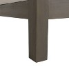 2pc Brava Outdoor Acacia Wood Right Arm Loveseat & Coffee Table Set with Removable Cushions - Christopher Knight Home - 4 of 4