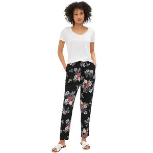 ellos Plus Size Woven Soft Pants - 1 of 4