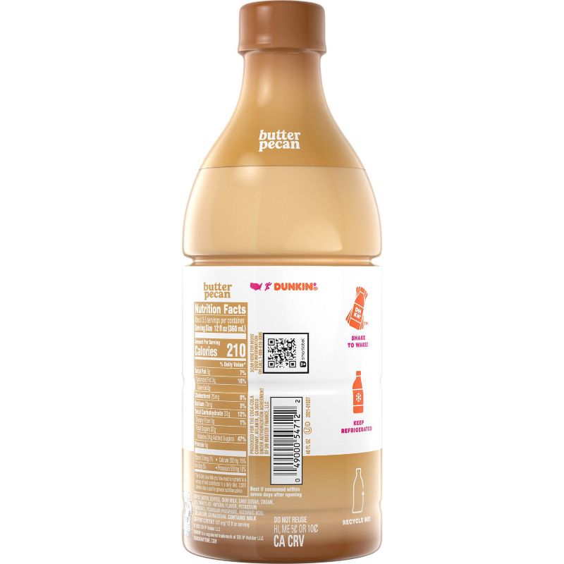Dunkin Butter Pecan Iced Coffee - 40oz, 5 of 7