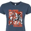 Women's - Marvel - Black Widow Grid Fitted Graphic T-Shirt - 2 of 3