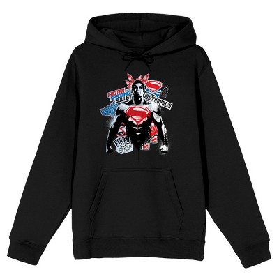 Batman Vs Superman Controversial Superman Men's Black Sweatshirt-5xlb ...