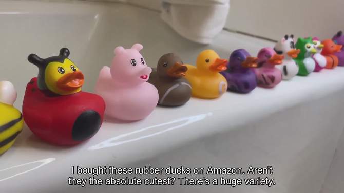 Kicko 2" Assorted Rubber Ducks in Bulk, 2 of 8, play video