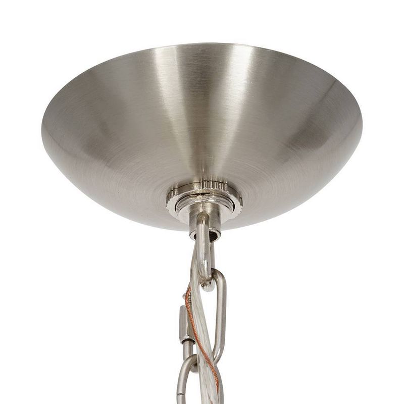 15&#34; 3-Light Pendant with Frosted Glass Shade (Includes LED Light Bulb) Dark Bronze - Cresswell Lighting, 3 of 11