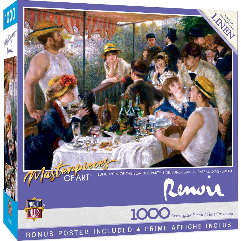 MasterPieces 1000 Piece Puzzle for Adults - Luncheon of The Boating Party, 2 of 8