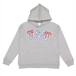 The Juniper Shop USA Cursive Coquette Youth Hoodie - 1 of 4
