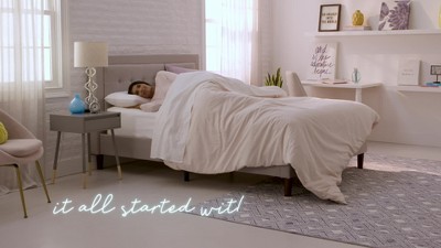 Queen Blue Bubble Gel Memory Foam Bed Pillow