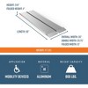 EZ-ACCESS SUITCASE Portable Singlefold Ramp w/Ergonomic Handles, Extruded Tread, and Self Adjusting Bottom Transition Plates - 3 of 4