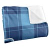 University Of San Diego Campus Plaid Spirit Silky Touch Super Soft Throw Blanket 50x60 - 3 of 4