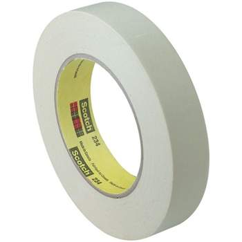 Highland 2600 Masking Tape, 0.75 Inches x 60 Yards, 3 inch Core, Pack of 12