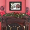 Whisen "Christmas Barn" by Billy Jacobs Ready to Hang Framed Print, Black Frame - Multicolor - 3 of 4