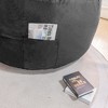 CAVINAS Bean Bag Chair, 4 Foot Luxurious Velvet Lazy Sofa with High-Rebound Memory Foam for Adults, Gray - 4 of 4