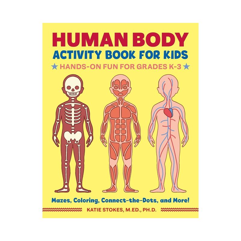 Human Body Activity Book for Kids - by  Katie Stokes (Paperback), 1 of 2