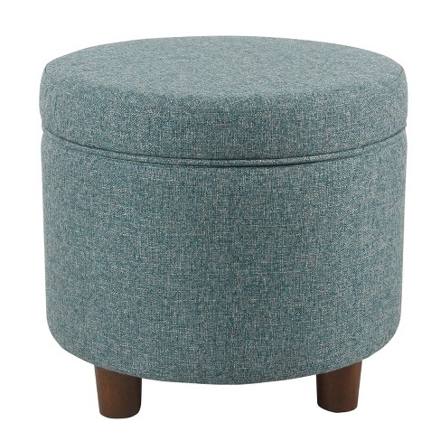 Threshold tufted deals round storage ottoman