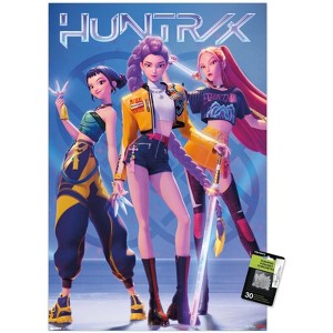 Trends International Netflix KPop Demon Hunters (2025) - Huntrix Hero Group Unframed Wall Poster Prints - 1 of 4