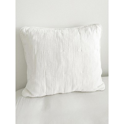 Easy Cotton Gauze White Euro Pillow